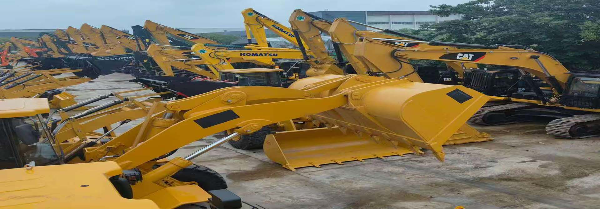 Second-hand construction machinery trading
